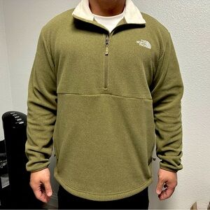 Men’s XL Olive Green Northface zip-up